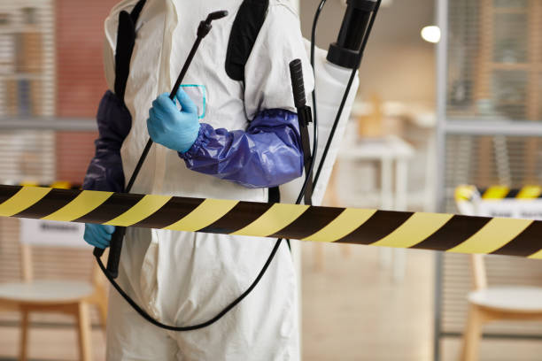 Professional Drug Lab Cleanup technician working in Zirconia, NC